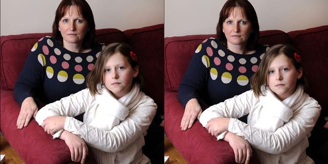 Ella Bersama Ibunya (c) dailymail.co.uk