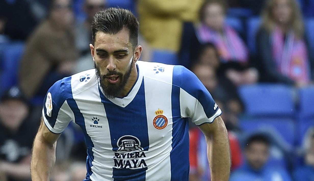7. Borja Iglesias (Espanyol) - 17 Gol (3 Penalti). (AFP/Josep Lago)