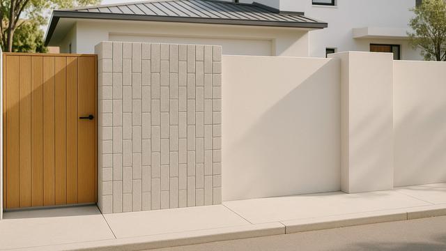 Model Pagar Batako Sederhana Minimalis