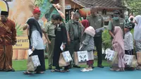 Taman Safari Indonesia (TSI) Bogor menyantuni 50 orang anak yatim. Kegiatan ini adalah bagian dari corporate social responsibility (CSR) saat momentum hari jadi TSI Bogor yang ke-36 tahun (Istimewa)