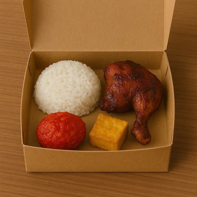 nasi kotak ayam bakar