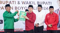 Koalisi PDIP, PKS, dan PPP sepakat mengusung pasangan calon (paslon) Marsono-Saifulhaq Mayyazi di Pilkada Boyolali 2024 (istimewa)