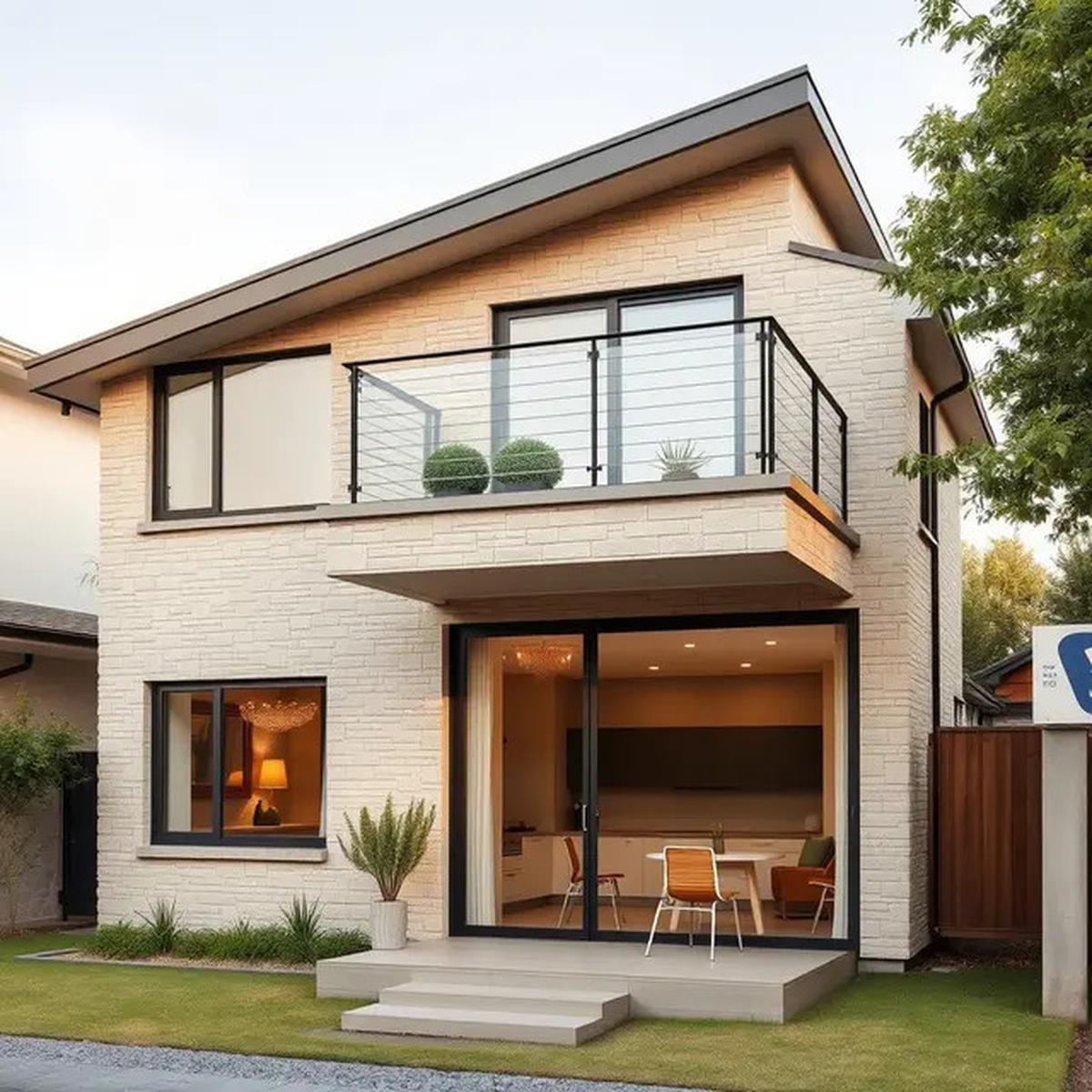 8 Inspirasi Model Rumah 2 Lantai Berukuran Mungil, tapi Cantik dan Indah 2025