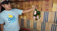Berkedok Air Mineral, Ribuan Botol Miras Gagal Masuk Gorontalo