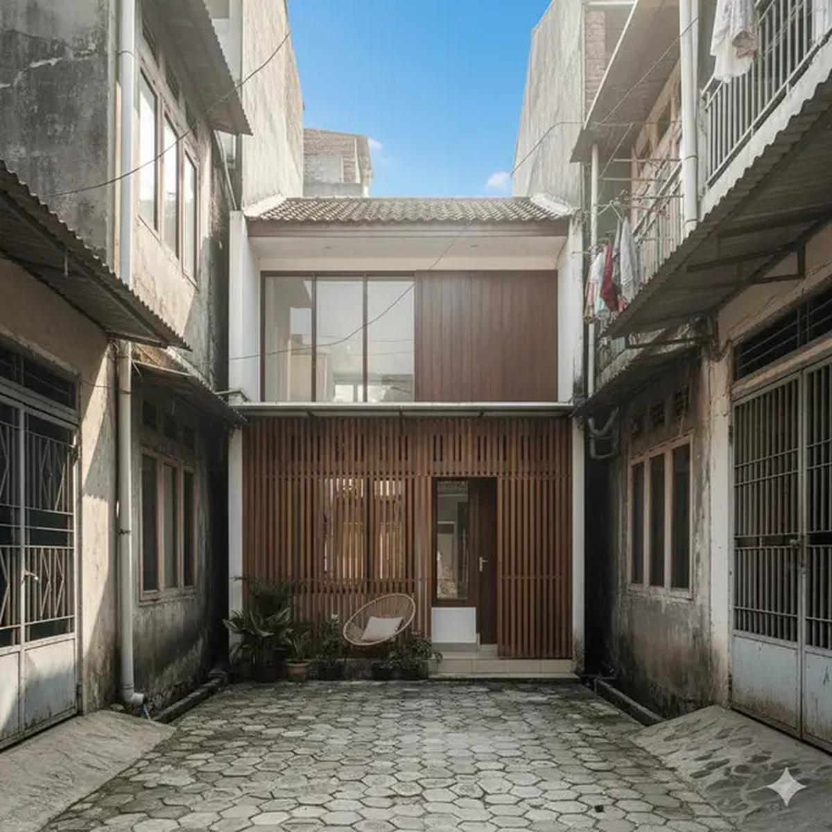 10 Model Rumah 1 Lantai Nyaman di Gang Kecil, Hemat Lahan Tetap Asri