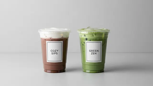 Ide Jualan Minuman Cup Sederhana Modal Minim untuk Produk Cokelat Panas dan Matcha Latte