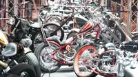 Beragam aliran motor kustom tampil di Custombike Show 2018 di Jerman. (Suryanation)