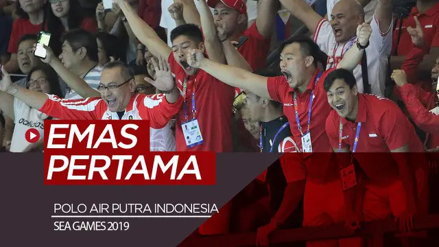 Berita video Indonesia meraih medali emas pertama di SEA Games 2019 dari cabang polo air putra pada Jumat (29/11/2019).