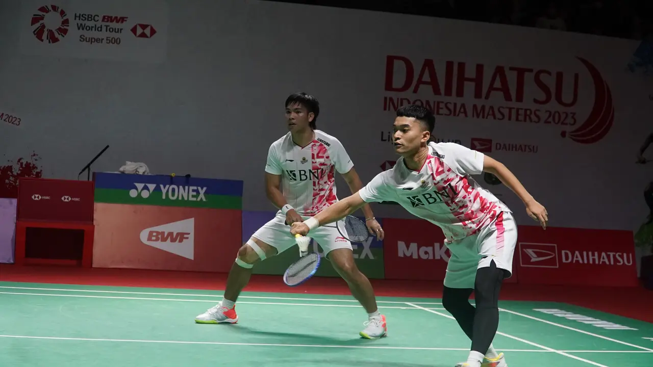 Leo Rolly Carnando/Daniel Marthin - Indonesia Masters 2023 - Bulu Tangkis - Badminton