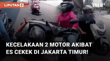 Beredar video viral terkait kecelakaan antara 2 motor. Kecelakaan tersebut terjadi di depan Superindo Pulomas, daerah Kayu Putih, Jakarta Timur