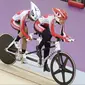 Pebalap sepeda Indonesia, Sri Sugiyanti, saat beraksi pada Asian Para Games di Velodrome, Jakarta, Kamis (11/10/2018). Sri Sugianti berpotensi raih emas setelah duduki posisi dua kualifikasi. (Bola.com/M Iqbal Ichsan)