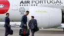 Seperti diketahui, Timnas Portugal tergabung ke dalam Grup K di Piala Dunia 2026 bersama Kongo, Uzbekistan, dan Kolombia. Skuad asuhan Roberto Martínez akan melakoni laga perdana pada Kamis (18/06) dini hari WIB melawan Kongo. (AFP/Getty Images/Leonardo Fernandez)