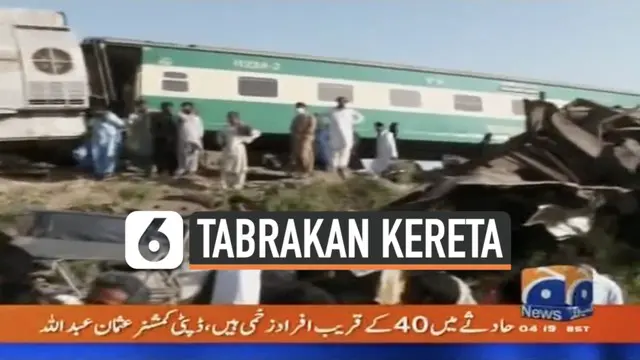 Kecelakaan maut terjadi di Pakistan hari Senin (7/6). Dua kereta api bertabrakan menewaskan sedikitnya 25 penumpang.