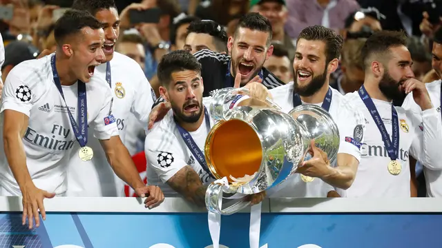 Aksi Unik Pemain Real Madrid usai Juara Liga Champions