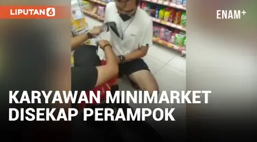 Tegang! Penyelamatan Karyawan Minimarket yang Disekap Perampok