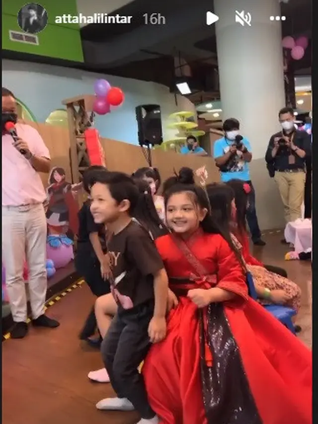 Pesta ulang tahun Arsy yang ke-7 bertema Mulan