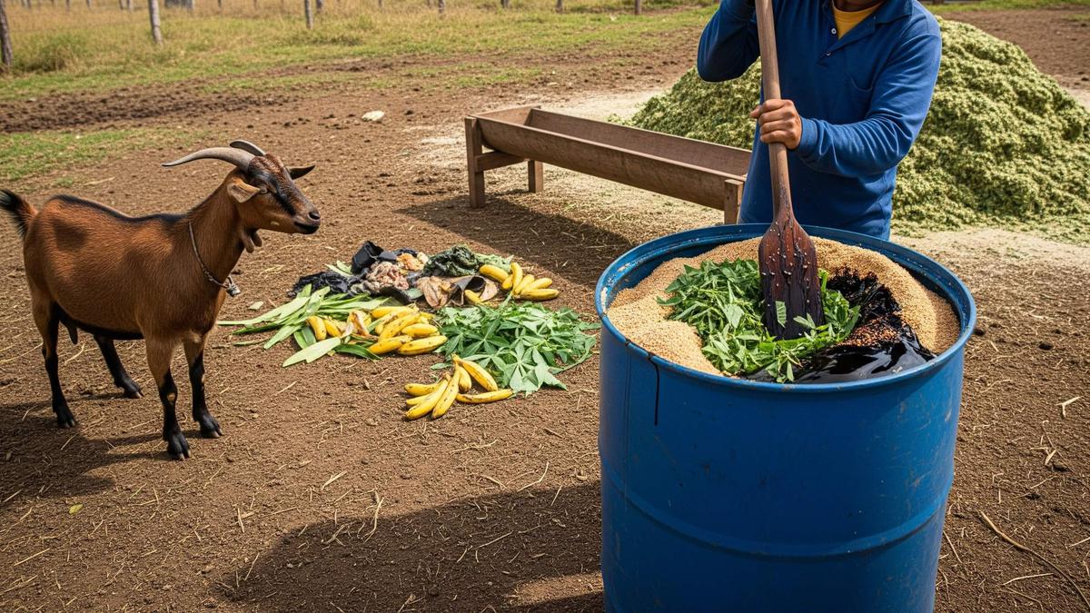 7 Cara Efektif Mempercepat Pertumbuhan Kambing dengan Pakan Fermentasi Alami, Peternak Wajib Tahu!