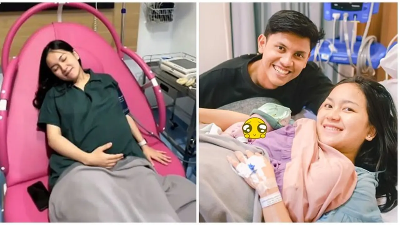 7 Momen Istri Ibnu Wardani Melahirkan Anak Pertama, Penuh Haru Bahagia