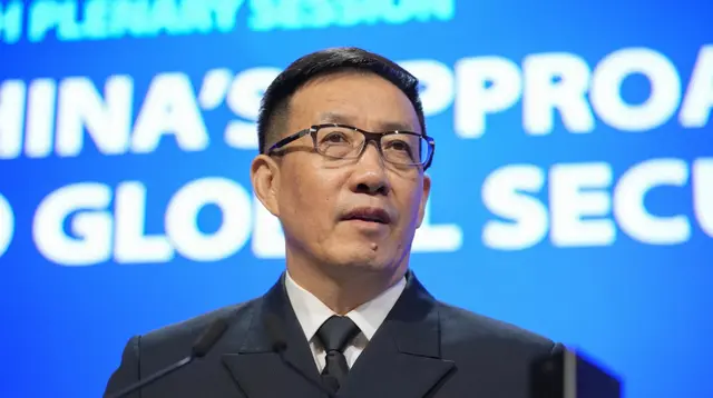 Menteri Pertahanan China Dong Jun menyebut bahwa pihaknya akan memastikan bahwa kemerdekaan Taiwan tidak akan pernah terjadi (AP).