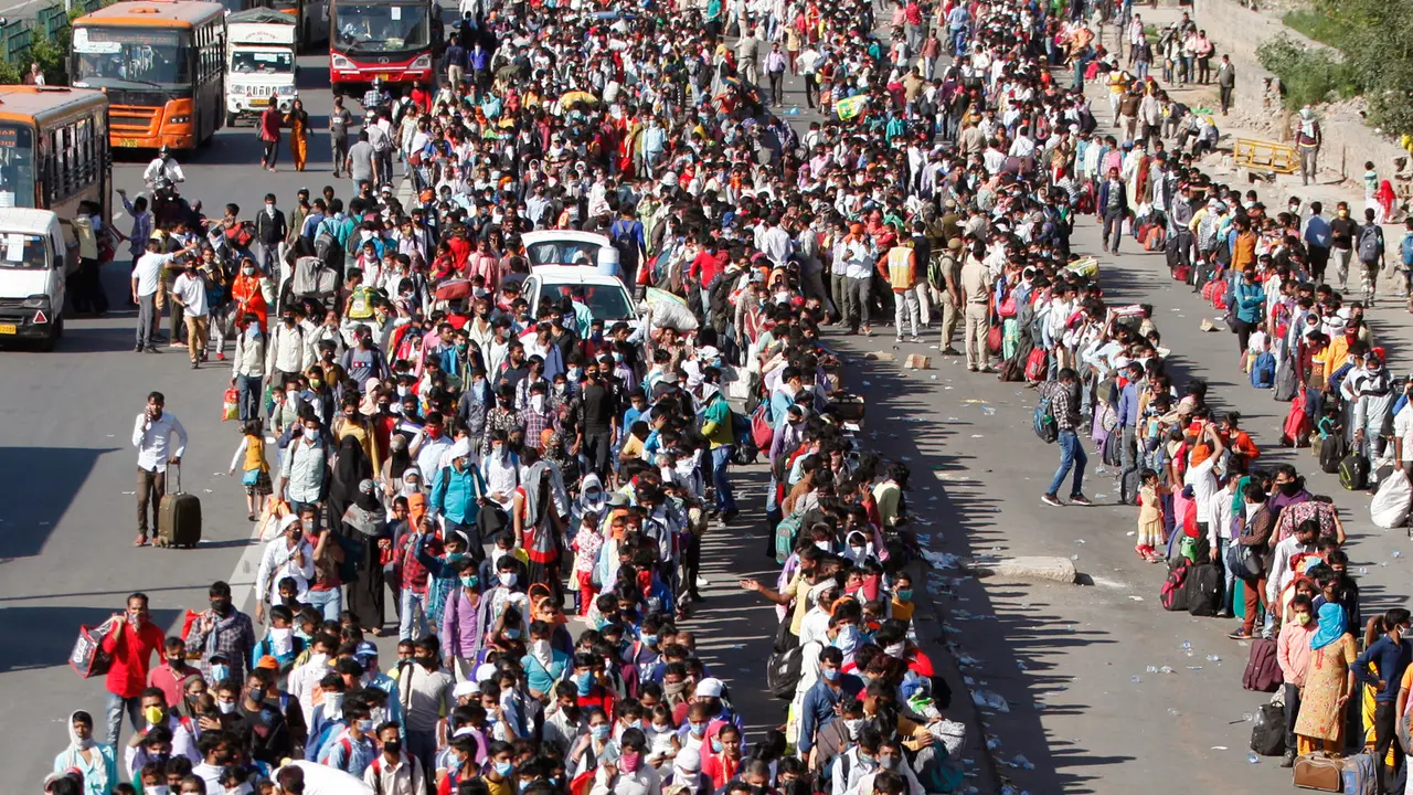 Pekerja Urban India Mudik