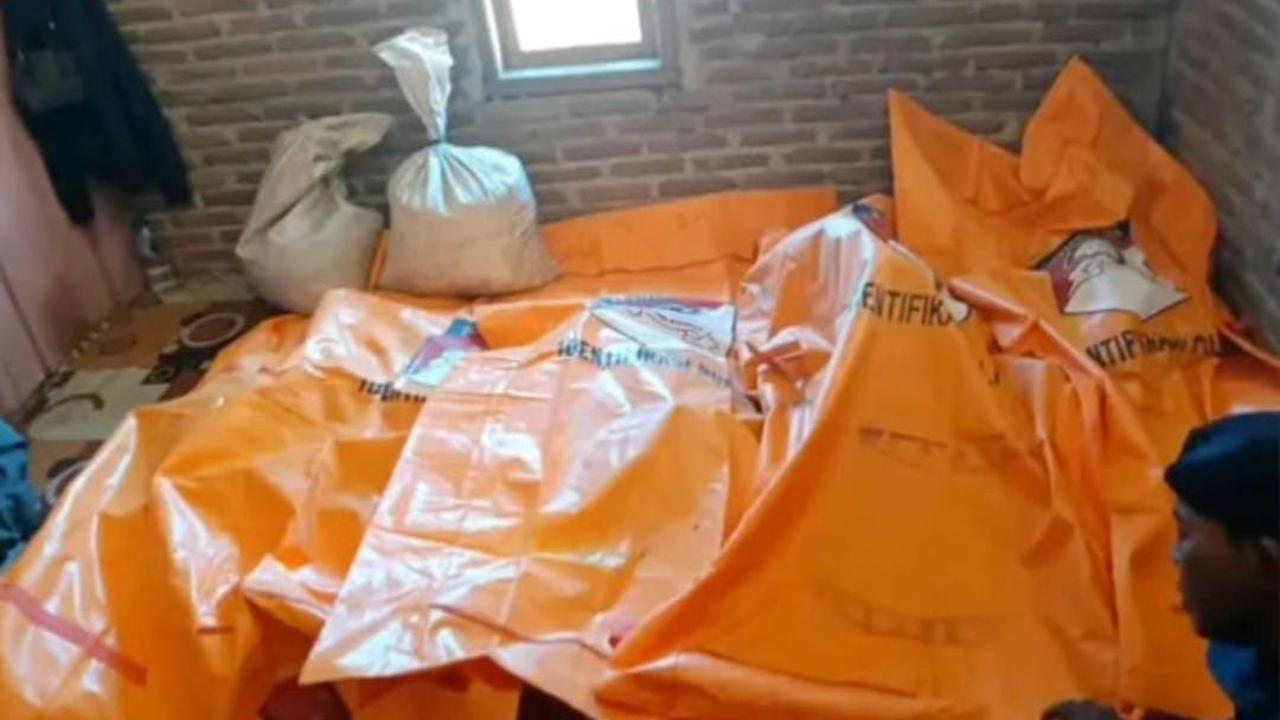 Kebakaran di Bombana menewaskan lima penghuni rumah. (merdeka.com/istimewa).