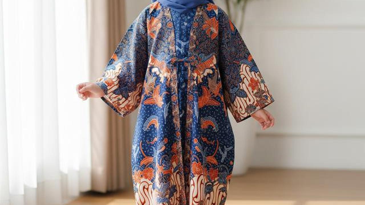 8 Model Gamis Batik Anak Perempuan Lengan Panjang, Nyaman untuk Berbagai Acara