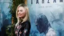Senyum Margot Robbie begitu mempesona saat menghadiri premier film "The Legend of Tarzan" di Hollywood, California, (27/6). (REUTERS/Danny Moloshok)