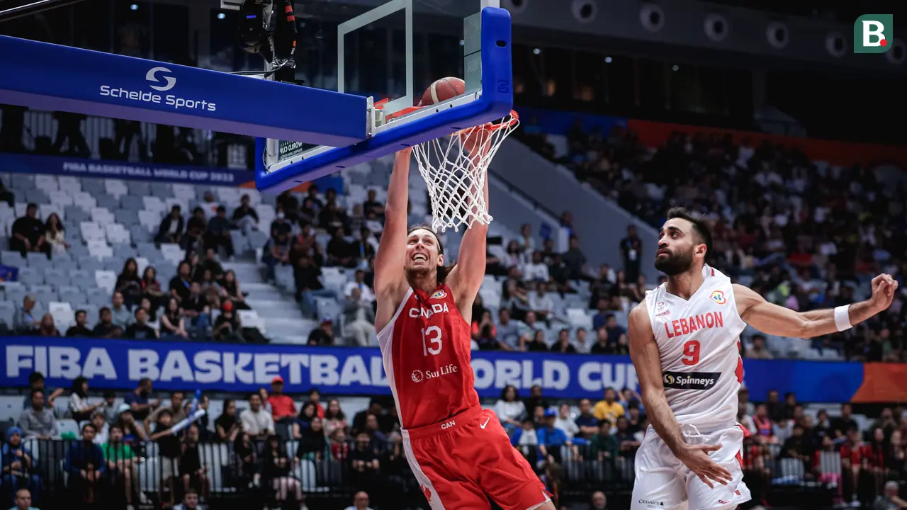 Timnas Basket Lebanon vs Kanada - Piala Dunia FIBA 2023