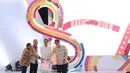 Presiden RI, Joko Widodo (ketiga kiri) bersama Menteri Perindustrian Airlangga Hartarto membuka Indonesia International Motor Show 2018 di JIExpo, Jakarta, Kamis (19/4). IIMS 2018 diselenggarakan hingga 29 April. (Liputan6.com/Helmi Fithriansyah)