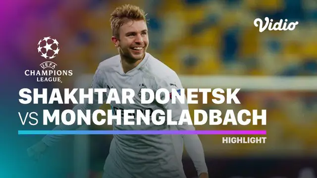 Berita video highlights laga grup A Liga Champions 2020/2021 antara Borussia Monchengladbach melawan Shaktar Donetsk yang berakhir dengan skor 6-0, Kamis (04/11/2020) dinihari WIB.