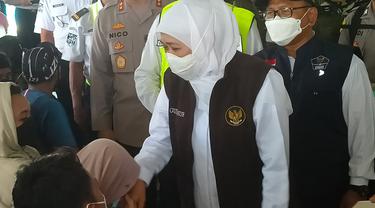 Gubernur Jawa Timur Khofifah Indar Parawansa. (Hermawan Arifianto/Liputan6.com)