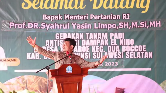 Menteri Pertanian Syahrul Yasin Limpo