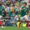 Pemain Meksiko, Julian Quinones menjadi pencetak gol pertama di Piala Dunia 2026. (AP Photo/Eduardo Verdugo)