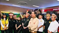 Presiden Joko Widodo (Jokowi) bersama Kepala BIN Budi Gunawan saat meresmikan PYCH pada bulan Maret 2023 lalu. (Istimewa)