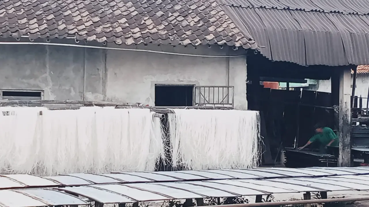Ilustrasi Cara Pembuatan Mi Soun di Manjung Klaten/Foto:Liputan6.com/Miranti
