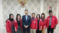 Sejumlah pengurus DPP PSI bertemu dengan Dubes RI untuk Indonesia Rusi Kirana di Kuala Lumpur, Malaysia (Istimewa)