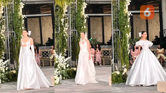 Koleksi busana pengantin SEBASTIANsposa yang dipresentasikan pada Kamis, 19 September 2024. (Dok: Liputan6.com/dyah)