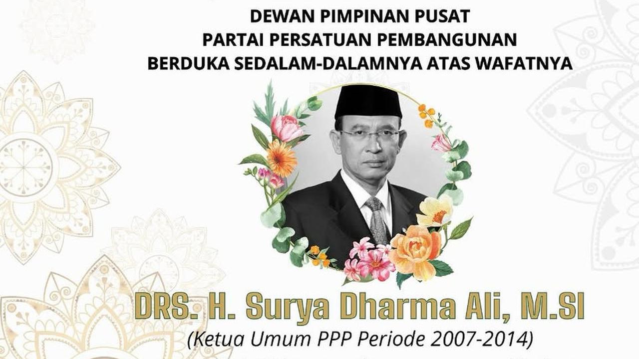 Innalillahi Wainnailaihi Rojiun, Mantan Menteri Agama Suryadharma Ali Meninggal Dunia