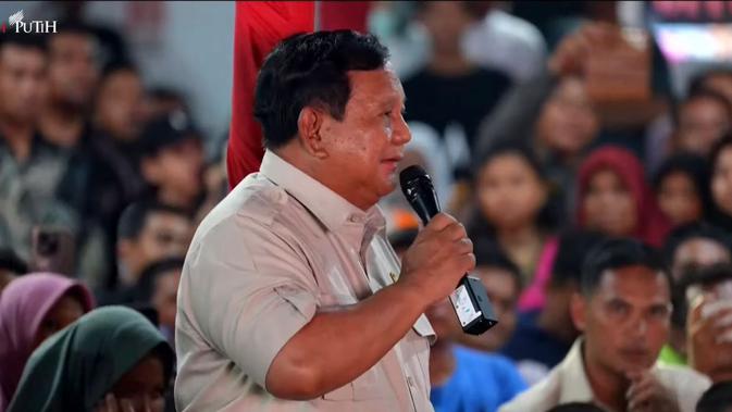 Prabowo ke Pengungsi di Tapsel: Percayalah, Presidenmu Tidak Akan Meninggalkan Kalian