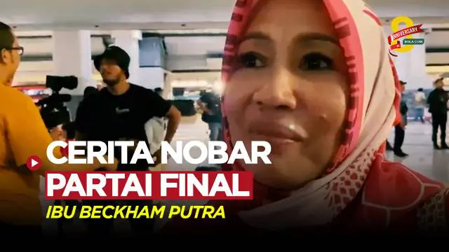 Berita Video, cerita dari ibu Beckham Putra saat nobar final SEA Games 2023 bareng warga pada Kamis (18/5/2023)