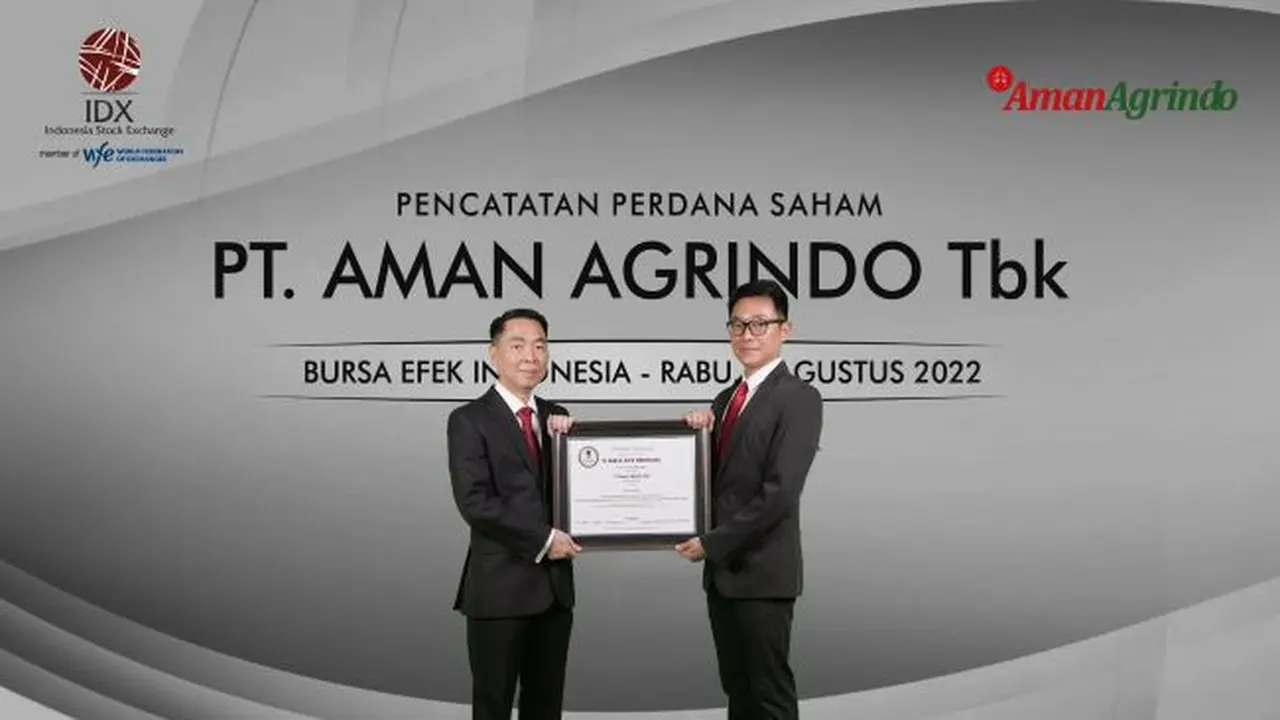 Pencatatan perdana saham PT Aman Agrindo Tbk (GULA) di BEI pada Rabu, 3 Agustus 2022 (Foto: BEI)