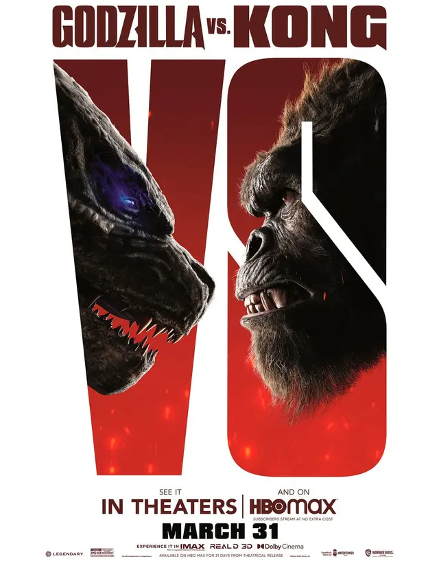 Poster film Godzilla Vs. Kong. (Foto: Legendary Pictures/ IMDb)