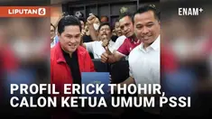 Menteri BUMN Erick Thohir meramaikan bursa calon ketua umum PSSI 2023-2027. Erick mendaftar ke kantor PSSI di GBK Arena pada Minggu (15/1/2023) dikawal pesohor seperti Raffi Ahmad dan Atta Halilintar. Erick juga didukung putra presiden Joko Widodo, K...