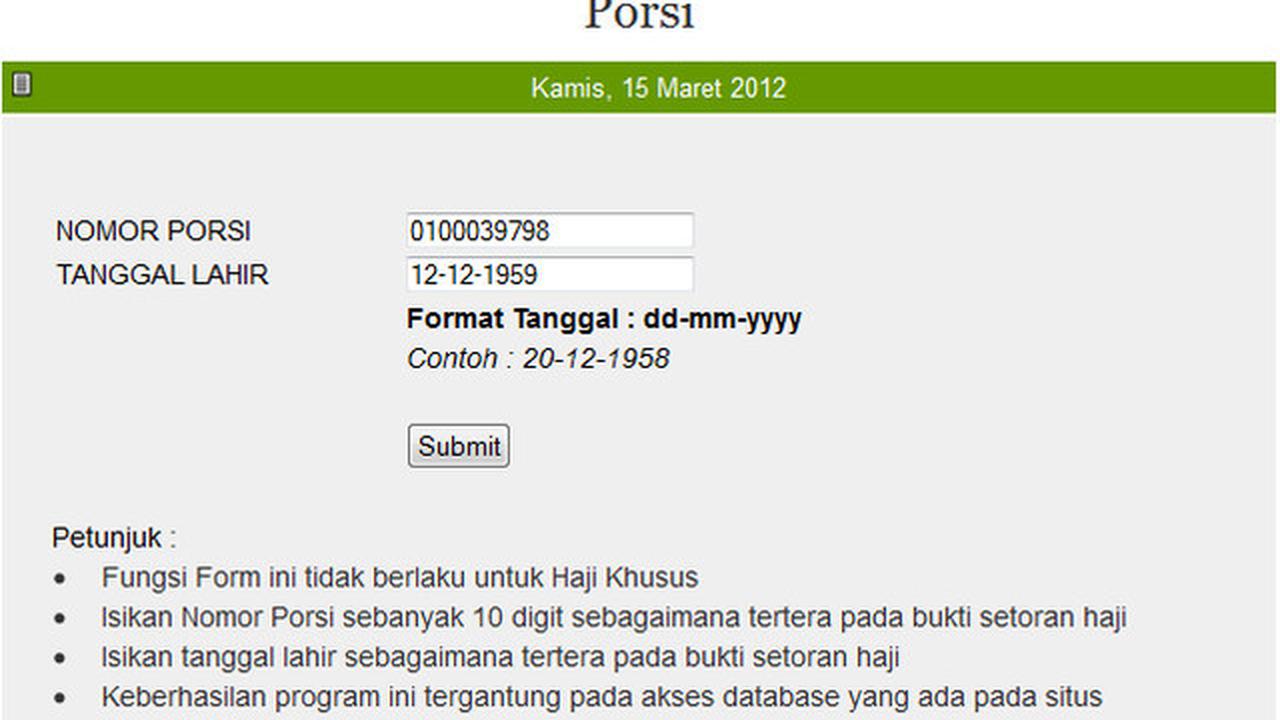 Cara Cek Porsi Haji agar Tahu Estimasi Tahun Keberangkatan