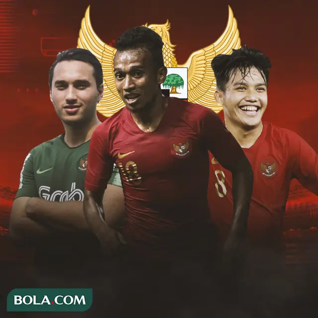 Timnas Indonesia - Ezra Walian, Irfan Jaya, Witan Sulaeman