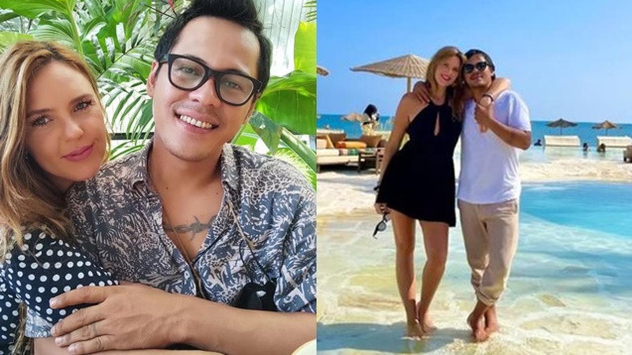 6 Potret Mesra Mayky Wongkar dan Kekasih Bulenya, Babymoon di Lombok