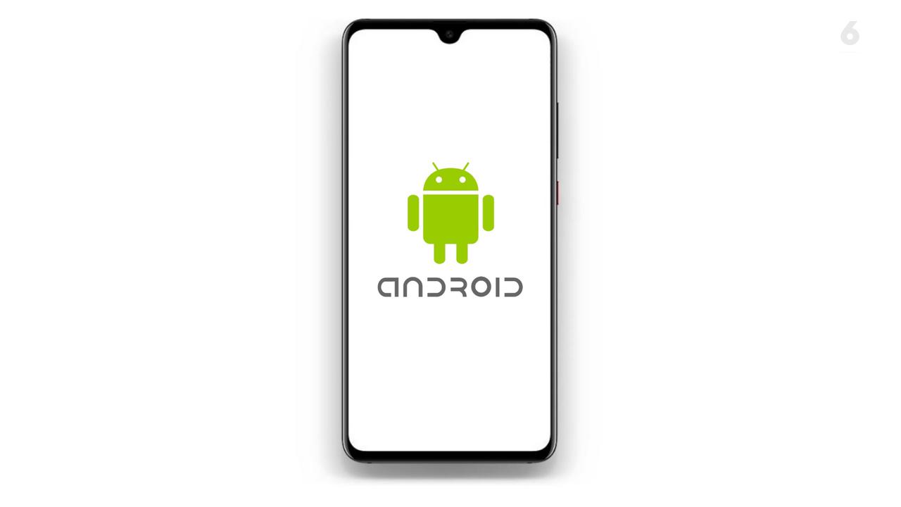 Ilustrasi Smartphone Android.