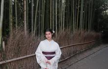 Cantiknya Maria Theodore Pacar Jefri Nichol Pakai Kimono saat di Jepang, Anggun dan Senyumnya Manis