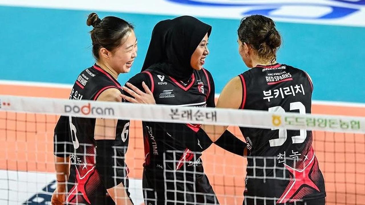 Hasil Korean V League 2024/25: Megawati Top Skor, Red Sparks Hajar GS Caltex & Raih 6 Kemenangan Beruntun