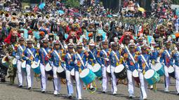 Puncak peringatan HUT ke-80 TNI digelar di kawasan Silang Monumen Nasional (Monas), Jakarta, Minggu (5/10/2025). (merdeka.com/Arie Basuki)